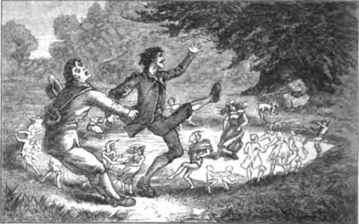 People being caught in a fairy ring. Are fairies real?
