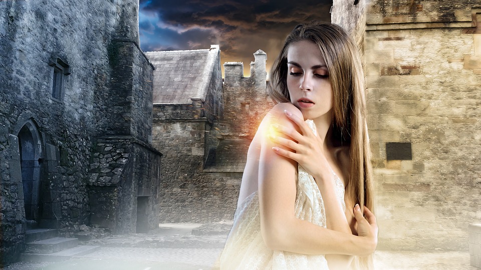 Living in a real haunted house might involve being touched by a ghost.