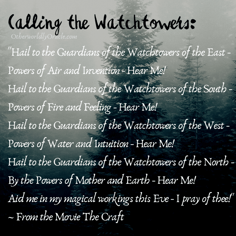The Craft's Calling the Watchtowers