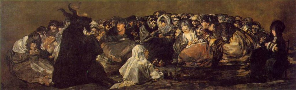 Witches "flew" to their sabbath with the use of flying ointments.