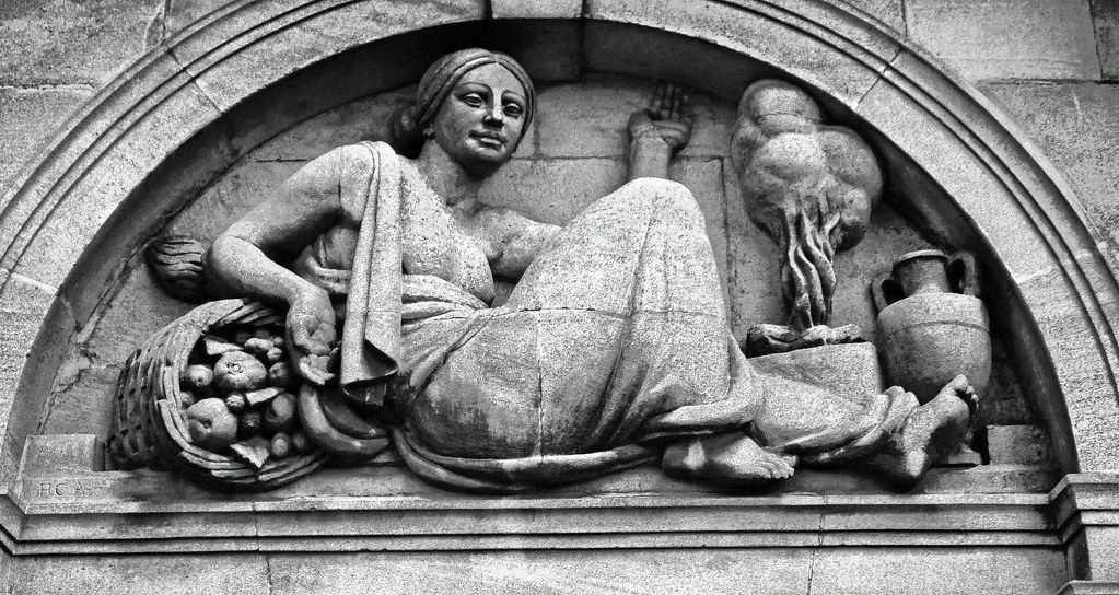 Vesta was the Roman Goddess of the Hearth as seen here.