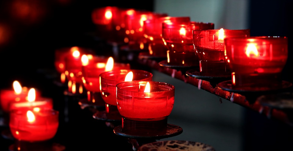 Candles are used in churches and pagan gatherings alike.