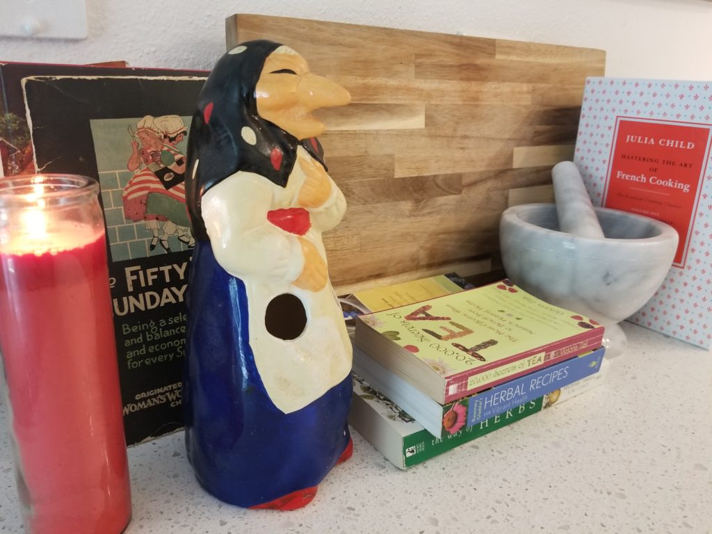 Tending a kitchen altar is another easy everyday ritual.
