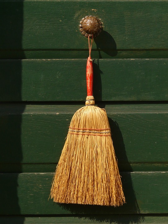 Cleanse your kitchen with a besom.