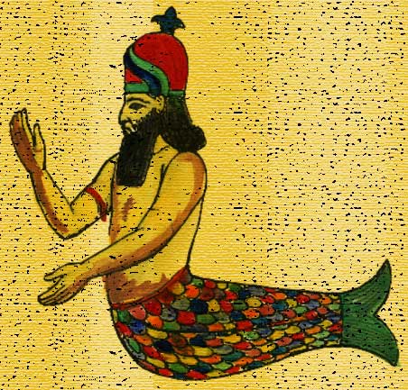 Many ancient sea gods were also mermen.