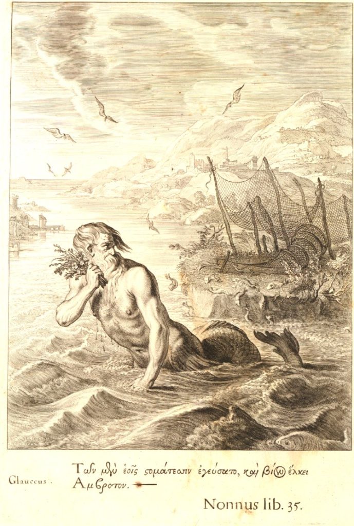 Glaucus was a Greek sea god who was also a merman.