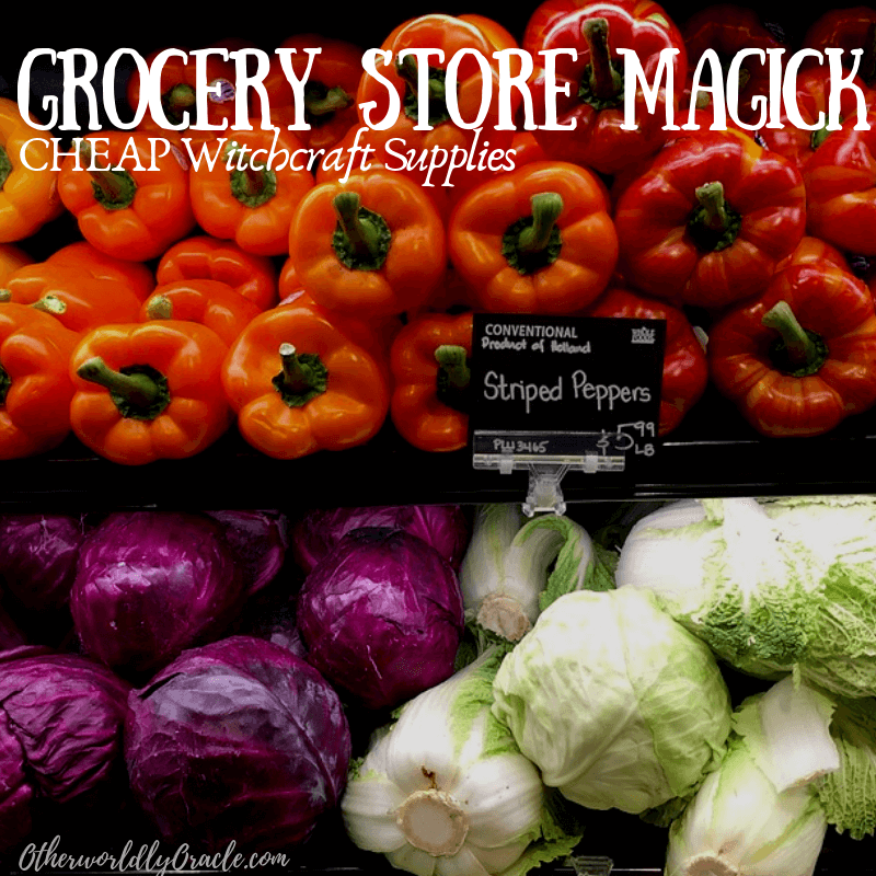 CHEAP Witchcraft Supplies at Your Grocery Store!