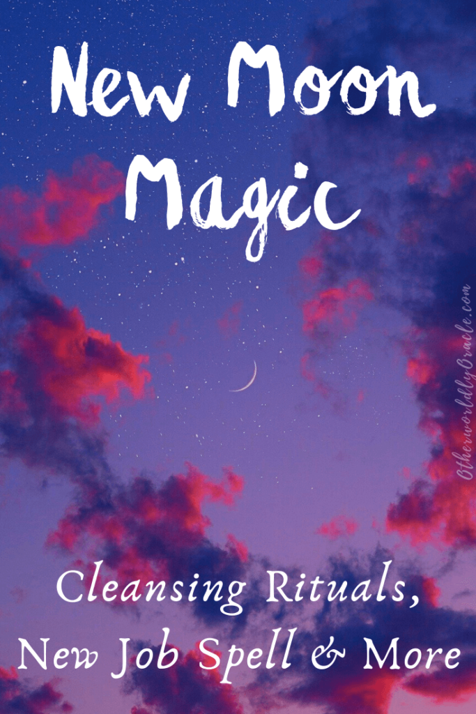 New Moon Magic: Cleansing Bath Rituals, New Job Candle Spell and More Ideas!