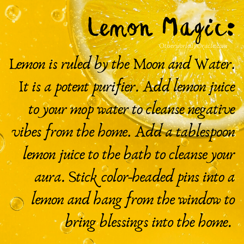 Lemon: magical properties of fruits