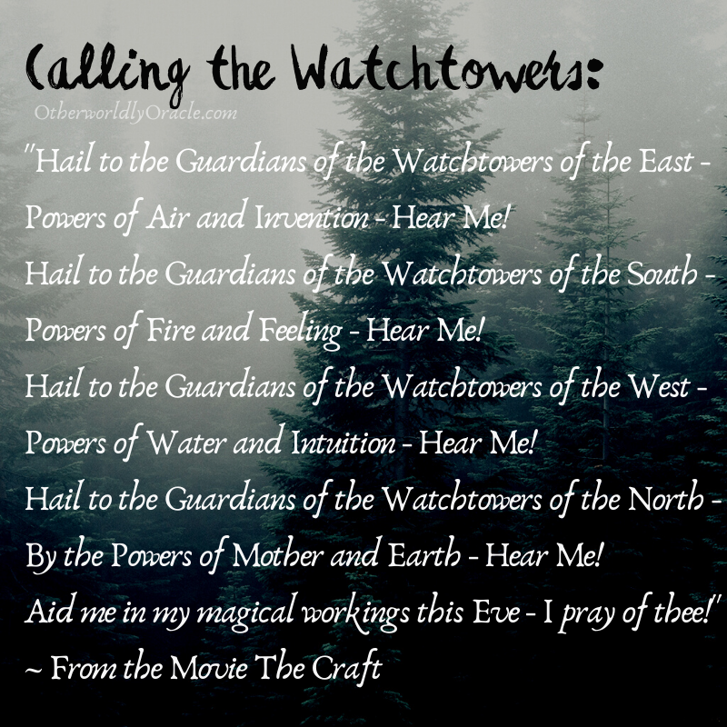 Elementals and Guardians of the Watchtowers