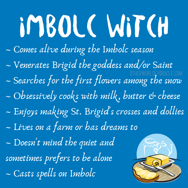 An Imbolc witch is one who...