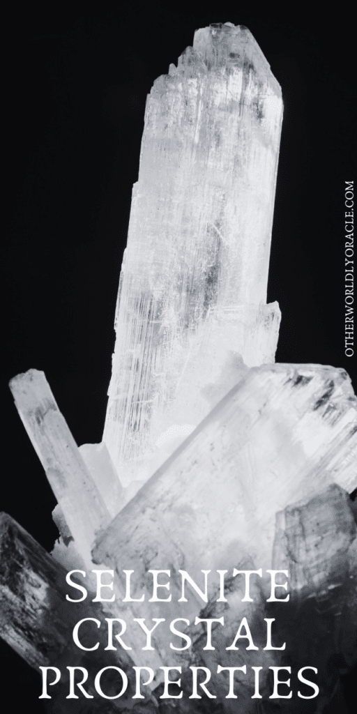 Selenite crystal meanings and properties