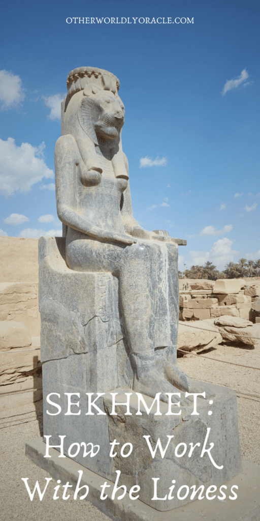 How to work with Sekhmet Goddess of War and Healing
