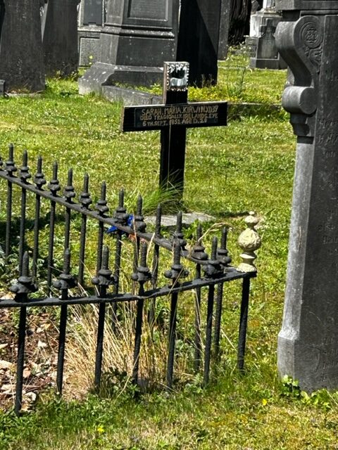 Maria Kirwin's grave, murdered on Ireland's Eye