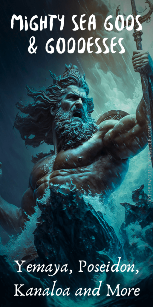 Sea gods and goddess from all over the world.
