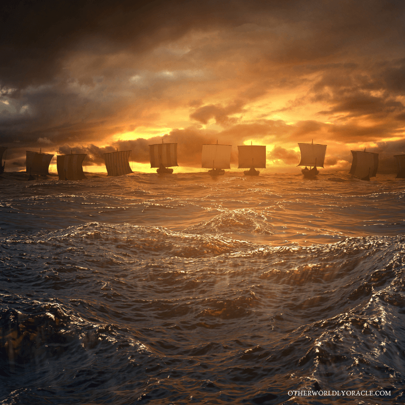 Vikings were seafaring people from the Northern parts of Europe.