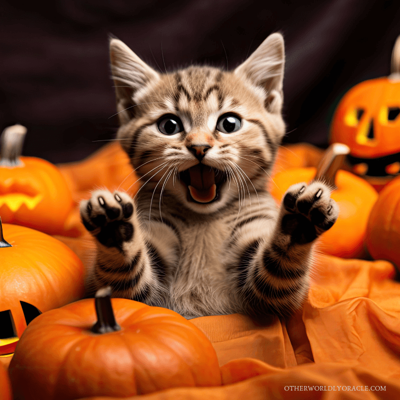 The cat is a Halloween animal because of its long history in magic.