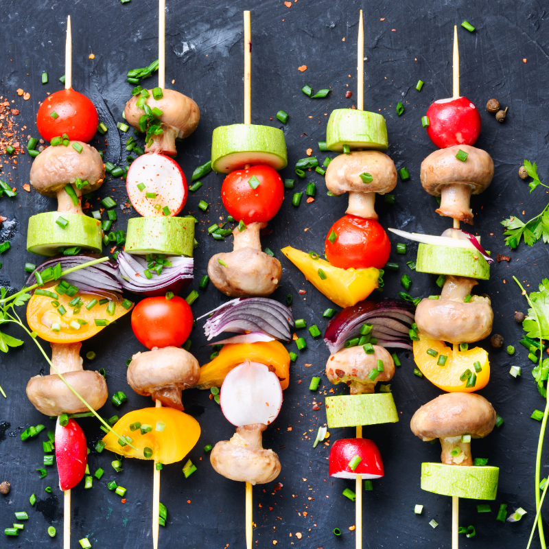 Who doesn't love garden fresh roasted veggies during the Summer Solstice?